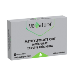 Venatura Metilfolat ODT Takviye Edici Gıda 30 Tablet - VeNatura