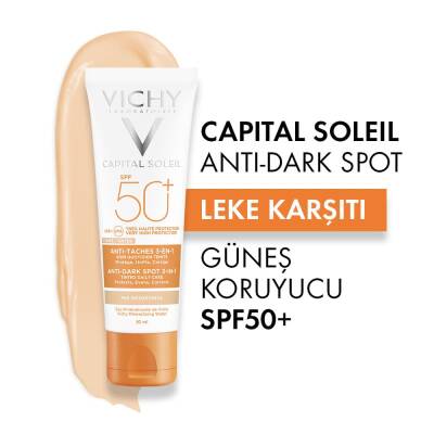 Vichy Capital Soleil Spf 50+ Anti Dark Spots Leke Karşıtı Renkli Güneş Kremi 50 ml - 10