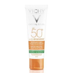 Vichy Capital Soleil Spf 50+ Matlaştırıcı Yüz Güneş Kremi 50ml - Vichy