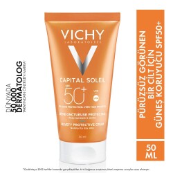 Vichy Capital Soleil Spf50+ Velvety Güneş Kremi 50 ml - 4