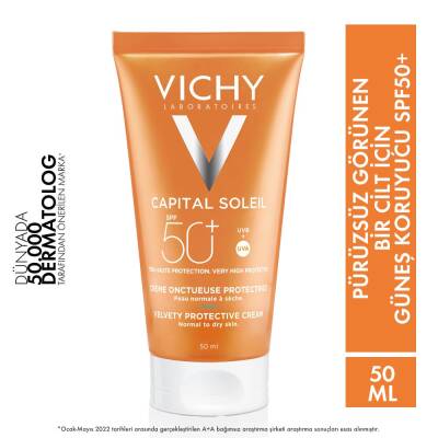 Vichy Capital Soleil Spf50+ Velvety Güneş Kremi 50 ml - 4
