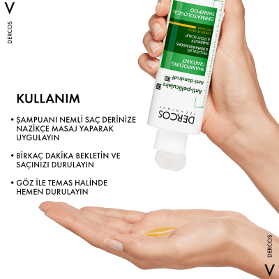 Vichy Dercos Anti-Dandruff 200 ml Kuru Saçlar İçin Kepek Şampuanı - 17