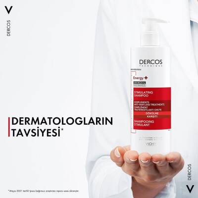 Vichy Dercos Energising Saç Dökülmesine Karşı Şampuan 400 ml - 7
