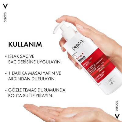 Vichy Dercos Energising Saç Dökülmesine Karşı Şampuan 400 ml - 15