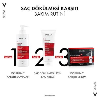 Vichy Dercos Energising Saç Dökülmesine Karşı Şampuan 400 ml - 17
