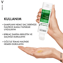 Vichy Dercos Kepek Karşıtı Şampuan 200 ml Normal ve Yağlı Saçlar - 17