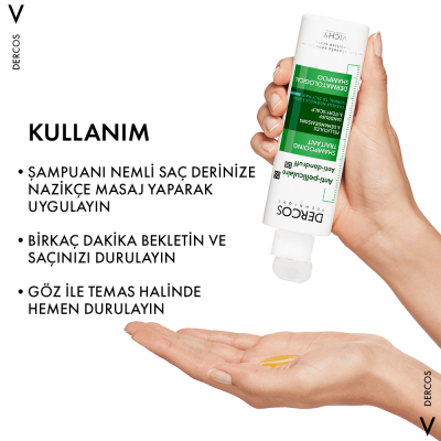 Vichy Dercos Kepek Karşıtı Şampuan 200 ml Normal ve Yağlı Saçlar - 17