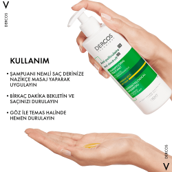 Vichy Dercos Kepek Karşıtı Şampuan 390 Ml - Kuru Saçlar - 17