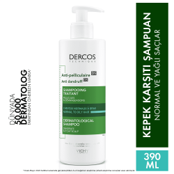 Vichy Dercos Kepek Karşıtı Şampuan 390 Ml - Normal ve Yağlı Saçlar - 2