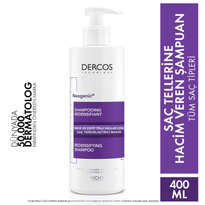 Vichy Dercos Neogenic Saç Yoğunlaştırıcı Şampuan 400ml - 7