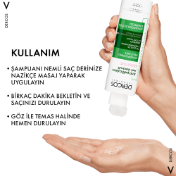 Vichy Dercos Sensitive 200 ml Hassas ve Kaşıntılı Saçlar için Kepek Karşıtı Şampuan - 17
