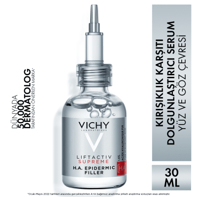 Vichy Liftactiv Supreme H.A Epidermic Filler Kırışıklık Karşıtı Yüz ve Göz Çevresi Serumu 30 ml - 10