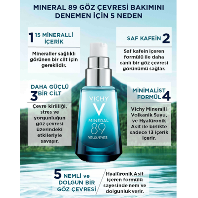 Vichy Mineral 89% Göz Çevresi Bakımı 15 ml - 7