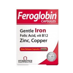 Vitabiotics Feroglobin Iron 30 Kapsül - Vitabiotics