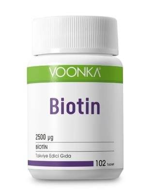 Voonka Biotin İçerikli Takviye Edici Gıda 90 Tablet - 2
