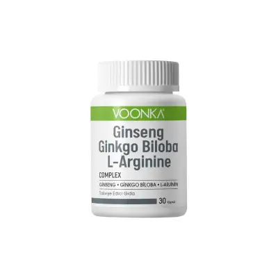Voonka Ginseng Ginkgo Biloba L-Arginine 32 Kapsül - 2