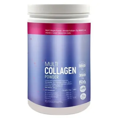 Voonka Multi Collagen Powder Vitamin C İçeren Takviye Edici Gıda 300gr - 4