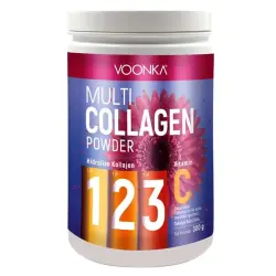 Voonka Multi Collagen Powder Vitamin C İçeren Takviye Edici Gıda 300gr - 1