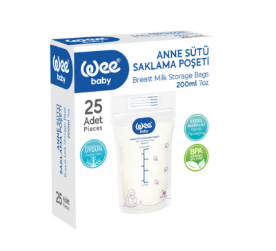 Wee Baby Anne Sütü Saklama Poşeti 20 Adet - 2