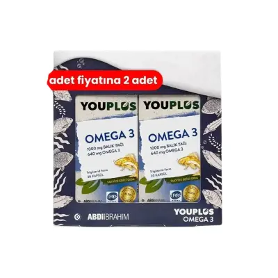 Youplus Omega-3 30 Kapsül İkili Paket - 1