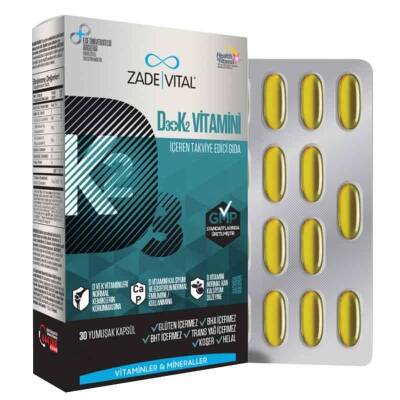 Zade Vital D3+K2 Vit Blister 30 Kapsül - 2