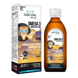 Zade Vital Miniza Omega 3 - Çörek Otu Yağı İçerikli Sıvı Takviye Edici Gıda 150 ml - Zade Vital