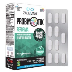 Zade Vital Probiyotik Reforma 30 Bitkisel Kapsül - 2